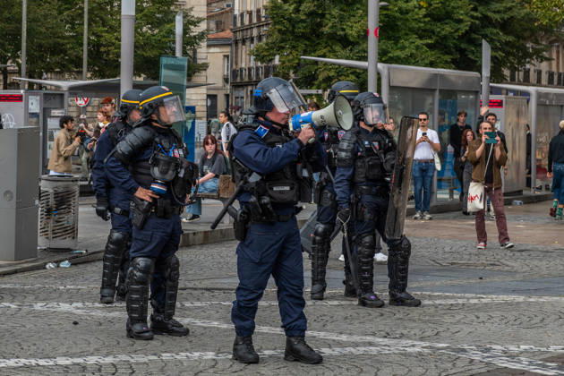 October 13, 2026, Bordeaux, Nouvelle-Aquitaine, France: High school students are protesting all over France, particularly here in Bordeaux. Their grievances are as follows: a shortage of staff, overcrowded class schedules, dilapidated infrastructure, a stressful college counseling process (career guidance), and deteriorating learning conditions. Bordeaux France - ZUMAh207 20261013_zip_h207_040 Copyright: xFabricexHebertx