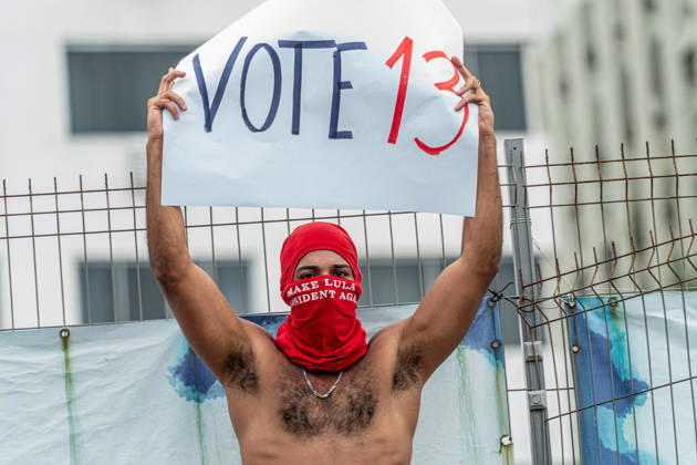 RIO DE JANEIRO, RJ - 12.10.2026: BRASIL PELA DEMOCRACIA RJ - Pro-Lula rally - Brazil for democracy, held this Monday (12) in Copacabana in Rio de Janeiro RJ. x3031020x RaphaxSilva