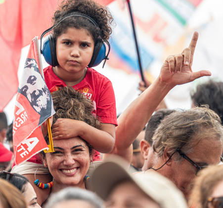 RIO DE JANEIRO, RJ - 12.10.2026: BRASIL PELA DEMOCRACIA RJ - Pro-Lula rally - Brazil for democracy, held this Monday (12) in Copacabana in Rio de Janeiro RJ. x3031022x RaphaxSilva