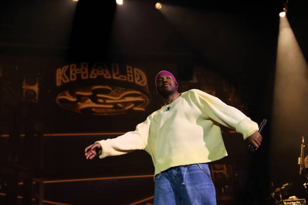 Khalid Donnel Robinson alias Khalid bei einem Konzert in der Uber Eats Music Hall in Berlin, 13. Oktober 2026. Khalid Konzert Berlin