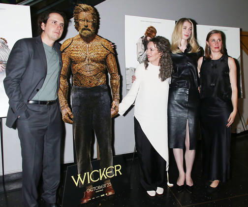New York October 13, 2026. Alex Huston Fischer, Olivia Colman, Elizabeth Debicki and Eleanor Wilson attend Black Bear s Wicker screening at AMC Lincoln Square 13 in New York. October 13, 2026 RW Mediapunch Copyright: xRWx