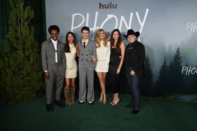 Los Angeles , CA: - OCTOBER 13: Cast at the Los Angeles premiere of Hulu s Phony at Pacific Design Center on October 13, 2026 Credit: Michael Mattes USA - ZUMAa123 20261013_zaa_a123_140 Copyright: xAdMediax