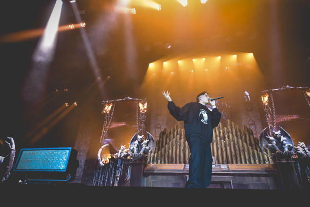 October 13, 2026, Napoli, Italy: Francesco Stasi, better known as Kid Yugi, an Italian rapper performs live at PalaPartenope during his live tour 2026. Napoli Italy - ZUMAs197 20261013_aaa_s197_671 Copyright: xPaolaxVisonex