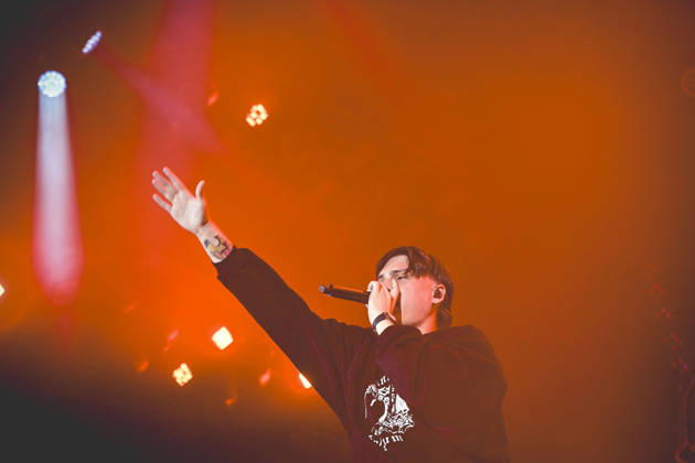 October 13, 2026, Napoli, Italy: Francesco Stasi, better known as Kid Yugi, an Italian rapper performs live at PalaPartenope during his live tour 2026. Napoli Italy - ZUMAs197 20261013_aaa_s197_673 Copyright: xPaolaxVisonex
