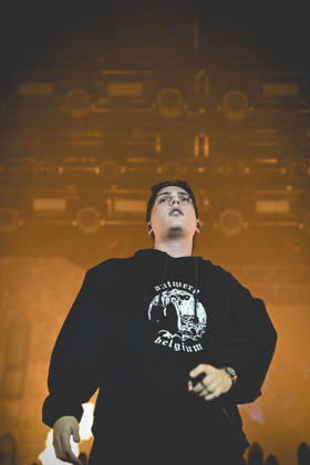 October 13, 2026, Napoli, Italy: Francesco Stasi, better known as Kid Yugi, an Italian rapper performs live at PalaPartenope during his live tour 2026. Napoli Italy - ZUMAs197 20261013_aaa_s197_674 Copyright: xPaolaxVisonex