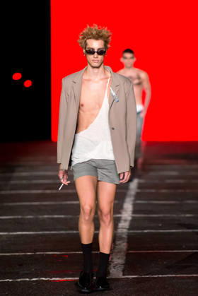 SãO PAULO, SP - 13.10.2026: SPFW N61 - The FORCA Studio fashion show took place this Wednesday (13), at Praça Charles Miller, during SPFW N61 in São Paulo, SP. In the photo, the Forca X collection, designed by creative directors Vivian Rivaben and Silvio De Marchi. x3031374x  VincentxBosson