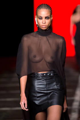 SãO PAULO, SP - 13.10.2026: SPFW N61 - The FORCA Studio fashion show took place this Wednesday (13), at Praça Charles Miller, during SPFW N61 in São Paulo, SP. In the photo, the Forca X collection, designed by creative directors Vivian Rivaben and Silvio De Marchi. x3031380x  VincentxBosson