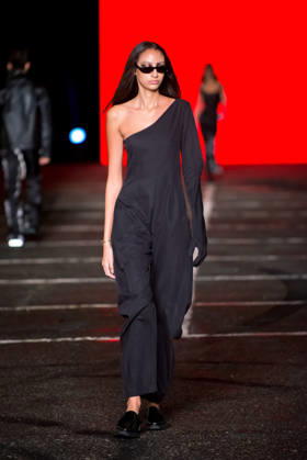 SãO PAULO, SP - 13.10.2026: SPFW N61 - The FORCA Studio fashion show took place this Wednesday (13), at Praça Charles Miller, during SPFW N61 in São Paulo, SP. In the photo, the Forca X collection, designed by creative directors Vivian Rivaben and Silvio De Marchi. x3031382x  VincentxBosson