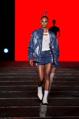 SãO PAULO, SP - 13.10.2026: SPFW N61 - The FORCA Studio fashion show took place this Wednesday (13), at Praça Charles Miller, during SPFW N61 in São Paulo, SP. In the photo, the Forca X collection, designed by creative directors Vivian Rivaben and Silvio De Marchi. x3031400x  VincentxBosson