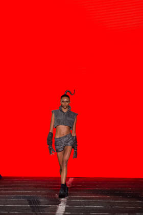 SãO PAULO, SP - 13.10.2026: SPFW N61 - The FORCA Studio fashion show took place this Wednesday (13), at Praça Charles Miller, during SPFW N61 in São Paulo, SP. In the photo, the Forca X collection, designed by creative directors Vivian Rivaben and Silvio De Marchi. x3031408x  VincentxBosson