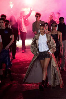 SãO PAULO, SP - 13.10.2026: SPFW N61 - The FORCA Studio fashion show took place this Wednesday (13), at Praça Charles Miller, during SPFW N61 in São Paulo, SP. In the photo, the Forca X collection, designed by creative directors Vivian Rivaben and Silvio De Marchi. x3031418x  VincentxBosson