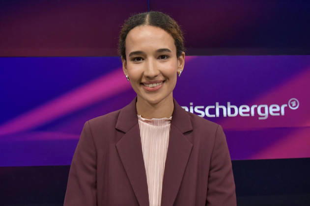 Alisha Mendgen in der ARD-Talkshow maischberger im Studio Berlin Adlershof. Berlin, 13.10.2026