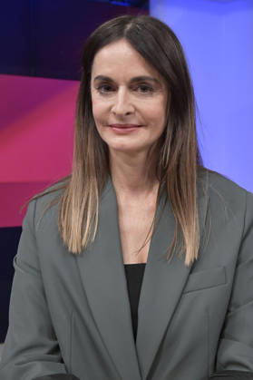 Iris Sayram in der ARD-Talkshow maischberger im Studio Berlin Adlershof. Berlin, 13.10.2026