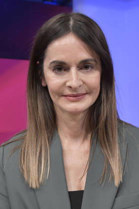 Iris Sayram in der ARD-Talkshow maischberger im Studio Berlin Adlershof. Berlin, 13.10.2026