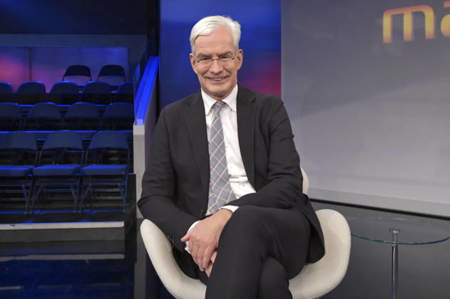 Mathias Middelberg in der ARD-Talkshow maischberger im Studio Berlin Adlershof. Berlin, 13.10.2026