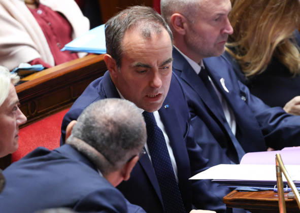 Assemble´e Nationale - QAG du 13 octobre 2026 Sébastien Lecornu et Laurent Nunez Séance des Questions d Actualités au Gouvernement du 13 octobre 2026 à l Assemble´e Nationale à Paris. Current Affairs Question Period with the Government on October 13, 2026, at the National Assembly in Paris.  Copyright: xFabricexChasseryx