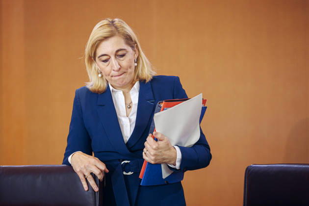 Nina Warken, Chefin des Bundeskanzleramts und Bundesministerin fuer besondere Aufgaben, aufgenommen vor Beginn der 62. Kabinettsitzung im Bundeskanzleramt. Berlin, 14.10.2026. Berlin Deutschland Copyright: xThomasxTrutschelx