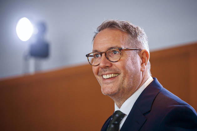 Alexander Schweitzer (SPD), Bundesministerin fuer Arbeit und Soziales, aufgenommen vor Beginn der 62. Kabinettsitzung im Bundeskanzleramt. Berlin, 14.10.2026. Berlin Deutschland Copyright: xThomasxTrutschelx