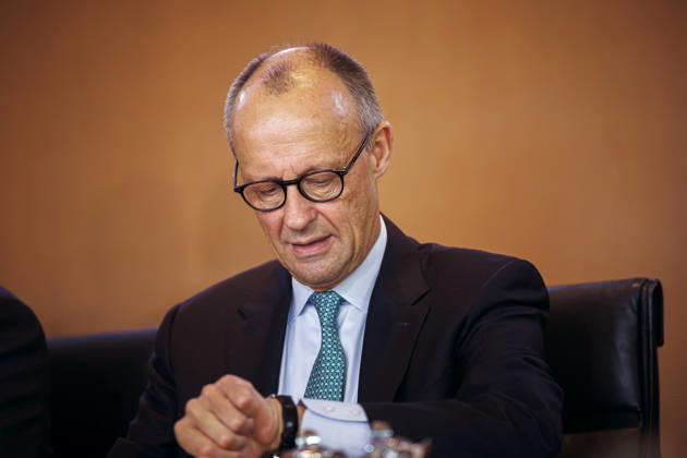 Friedrich Merz (CDU), Bundeskanzler, aufgenommen vor Beginn der 62. Kabinettsitzung im Bundeskanzleramt. Berlin, 14.10.2026. Berlin Deutschland Copyright: xThomasxTrutschelx