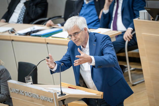 Olaf Meister, Abgeordneter Bündnis 90 Die Grünen, Grüne Partei;Landtagssitzung Oktober 2026 (II) Sondersitzung auf Antrag von AfD und BSW zum Thema Frieden in der Ukraine schaffen, Magdeburg Sachsen-Anhalt Deutschland Landtag