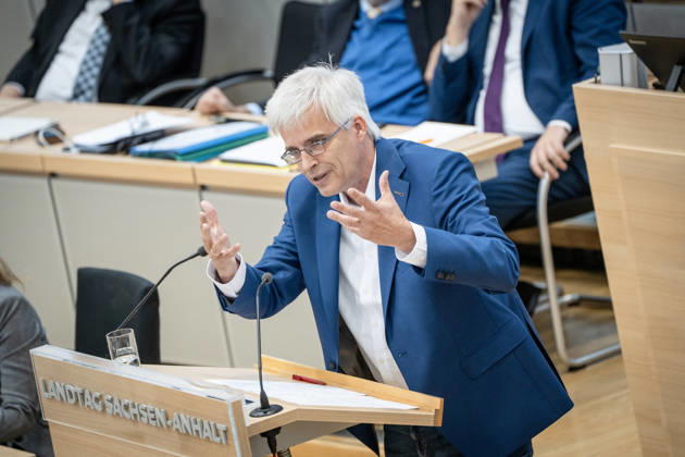 Olaf Meister, Abgeordneter Bündnis 90 Die Grünen, Grüne Partei;Landtagssitzung Oktober 2026 (II) Sondersitzung auf Antrag von AfD und BSW zum Thema Frieden in der Ukraine schaffen, Magdeburg Sachsen-Anhalt Deutschland Landtag