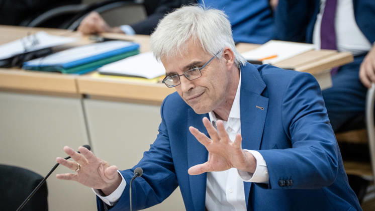 Olaf Meister, Abgeordneter Bündnis 90 Die Grünen, Grüne Partei;Landtagssitzung Oktober 2026 (II) Sondersitzung auf Antrag von AfD und BSW zum Thema Frieden in der Ukraine schaffen, Magdeburg Sachsen-Anhalt Deutschland Landtag
