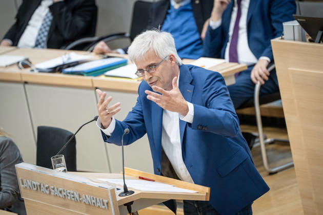 Olaf Meister, Abgeordneter Bündnis 90 Die Grünen, Grüne Partei;Landtagssitzung Oktober 2026 (II) Sondersitzung auf Antrag von AfD und BSW zum Thema Frieden in der Ukraine schaffen, Magdeburg Sachsen-Anhalt Deutschland Landtag