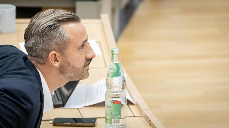 Ulrich Siegmund, AfD-Abgeordneter;Landtagssitzung Oktober 2026 (II) Sondersitzung auf Antrag von AfD und BSW zum Thema Frieden in der Ukraine schaffen, Magdeburg Sachsen-Anhalt Deutschland Landtag