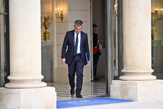 Weekly Cabinet Meeting at the Elysee Palace French Minister of Justice Gerald Darmanin leaves after the weekly cabinet meeting (Conseil des ministres) at the Elysee Palace in Paris, France, on October 14, 2026. Photo by Tomas Stevens ABACAPRESS.COM Paris France  Copyright: xStevensxTomas ABACAx