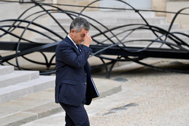 Weekly Cabinet Meeting at the Elysee Palace French Minister of Justice Gerald Darmanin leaves after the weekly cabinet meeting (Conseil des ministres) at the Elysee Palace in Paris, France, on October 14, 2026. Photo by Tomas Stevens ABACAPRESS.COM Paris France  Copyright: xStevensxTomas ABACAx