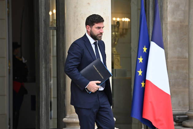 Weekly Cabinet Meeting at the Elysee Palace French Minister of the City and Housing Vincent Jeanbrun leaves after the weekly cabinet meeting (Conseil des ministres) at the Elysee Palace in Paris, France, on October 14, 2026. Photo by Tomas Stevens ABACAPRESS.COM Paris France  Copyright: xStevensxTomas ABACAx