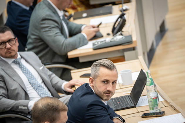 Ulrich Siegmund, AfD-Abgeordneter;Landtagssitzung Oktober 2026 (II) Sondersitzung auf Antrag von AfD und BSW zum Thema Frieden in der Ukraine schaffen, Magdeburg Sachsen-Anhalt Deutschland Landtag