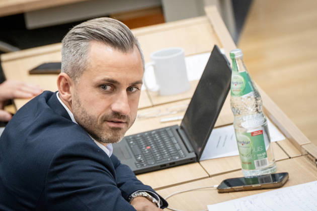 Ulrich Siegmund, AfD-Abgeordneter;Landtagssitzung Oktober 2026 (II) Sondersitzung auf Antrag von AfD und BSW zum Thema Frieden in der Ukraine schaffen, Magdeburg Sachsen-Anhalt Deutschland Landtag