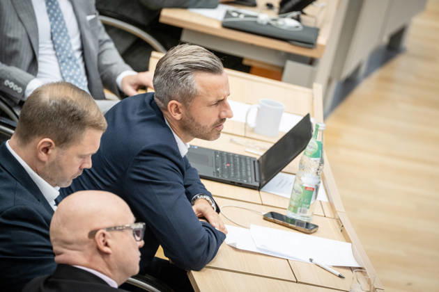 Ulrich Siegmund, AfD-Abgeordneter;Landtagssitzung Oktober 2026 (II) Sondersitzung auf Antrag von AfD und BSW zum Thema Frieden in der Ukraine schaffen, Magdeburg Sachsen-Anhalt Deutschland Landtag