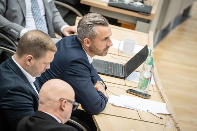 Ulrich Siegmund, AfD-Abgeordneter;Landtagssitzung Oktober 2026 (II) Sondersitzung auf Antrag von AfD und BSW zum Thema Frieden in der Ukraine schaffen, Magdeburg Sachsen-Anhalt Deutschland Landtag