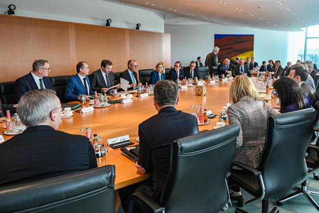 Bundeskabinett ** NUR FÜR REDAKTIONELLE ZWECKE ** EDITORIAL USE ONLY **<p>Die Minister und Ministerinnen sind zur Sitzung des Bundeskabinetts im Kanzleramt unter Leitung des Bundeskanzlers zusammen gekommen, fotografiert am 14.10.2026 in Berlin. Berlin Berlin Berlin Copyright: MaurizioxGambarini