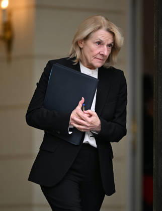 French government weekly cabinet meeting at Elysee Palace in Paris PARIS, FRANCE - OCTOBER 14: French Culture Minister Catherine Pegard leaves after a weekly cabinet meeting at the Elysee Palace in Paris, France on October 14, 2026. Mustafa Yalçin Anadolu Paris France. Editorial use only. Please get in touch for any other usage.  Copyright: x2026xAnadoluxMustafaxYalcÄ±nx