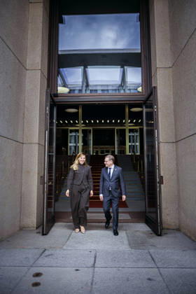 Johann Wadephul (CDU), Bundesaussenminister, trifft Welislawa Petrowa-Tschamova (Velislava Petrova-Chamova), Aussenministerin von Bulgarien. Berlin, 14.10.2026. Fotografiert im Auftrag des Auswaertigen Amtes Berlin Deutschland Copyright: xThomasxTrutschel AAx