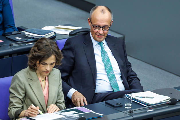 Bundestag Bundeskanzler Friedrich Merz (CDU) im Deutschen Bundestag am 14.10.26 in Berlin. Berlin Berlin Deutschland Bundestag
