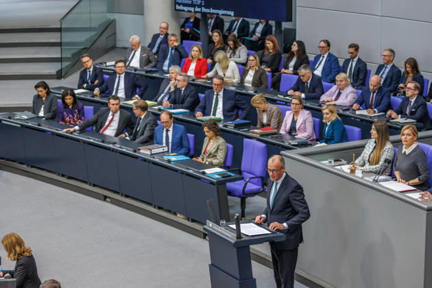 Bundestag Die Bundesregierung im Deutschen Bundestag am 14.10.26 in Berlin. Berlin Berlin Deutschland Bundestag