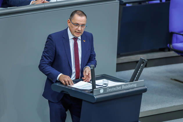 Bundestag Tino Chrupalla (AfD) im Deutschen Bundestag am 14.10.26 in Berlin. Berlin Berlin Deutschland Bundestag