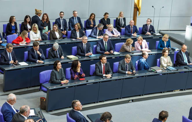 Bundestag Das Bundeskabinett im Deutschen Bundestag am 14.10.26 in Berlin. Berlin Berlin Deutschland Bundestag