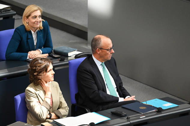 German Chancellor Friedrich Merz delivers government statement in Berlin ahead of EU Summit BERLIN, GERMANY – OCTOBER 14: German Chancellor Friedrich Merz delivers a government statement ahead of the upcoming meeting of the European Council in the Bundestag in Berlin, Germany, on October 14, 2026. Volodymyr Sindieiev Anadolu Berlin Germany. Editorial use only. Please get in touch for any other usage.  Copyright: x2026xAnadoluxVolodymyrxSindieievx