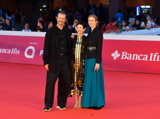 IPA89682866 - Rome, 2026 Film Festival Evening 2 Red carpet for the film ELSINORE In the photo: Andrea Occhipinti, Gabrielle Tana, Claudia Cimmino  Copyright: xVincenzoxLandix xPoolxRomaxFilmxFestx2026x IPA89682866