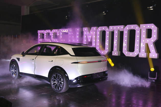 Zeekr 7X AWD Privilege (Elektroauto Premium SUV aus dem Geely - Konzern) des Aussteller Next e.Share.one (Ruhrauto RUHRAUTOe), Medientermin Carwalk zur Essen Motor Show am 14.10.2026 in der Messe Essen im Vorfeld der Essen Motor Show 2026 (28.11.-06.12.2026, EMS Preview 27.11.2026)