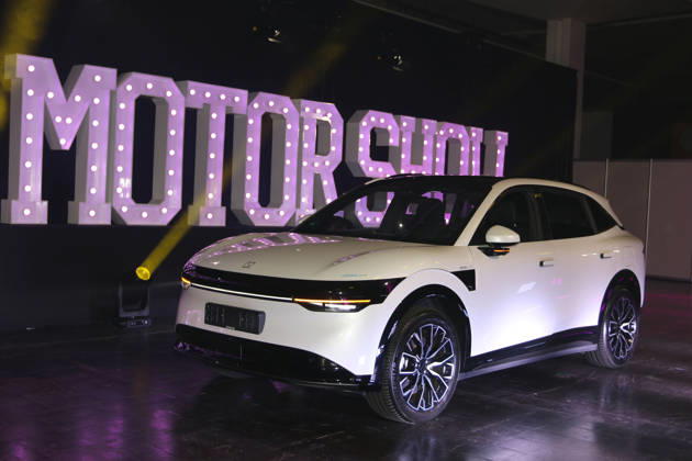 Zeekr 7X AWD Privilege (Elektroauto Premium SUV aus dem Geely - Konzern) des Aussteller Next e.Share.one (Ruhrauto RUHRAUTOe), Medientermin Carwalk zur Essen Motor Show am 14.10.2026 in der Messe Essen im Vorfeld der Essen Motor Show 2026 (28.11.-06.12.2026, EMS Preview 27.11.2026)