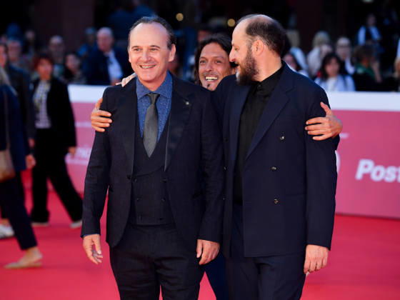 IPA89683524 - Rome, 2026 Film Festival Evening 2 Red carpet for the film *BRIANZA* In the photo: Simone Catania, Paolo Pierobon, Fausto Russo Alesi  Copyright: xVincenzoxLandix xPoolxRomaxFilmxFestx2026x IPA89683524