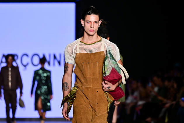 SãO PAULO, SP - 14.10.2026: SPFW N61 - À La Garçonne brand fashion show, at SPFW N61, (São Paulo Fashion Week) this Wednesday (14), at Pavilhão das Culturas Brasileiras (PACUBRA), Parque do Ibirapuera, São Paulo, SP. x3031726x  RobertoxCasimiro