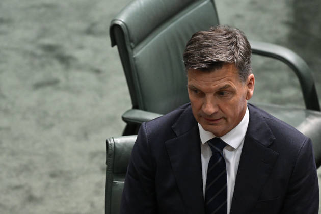 QUESTION TIME, Australian Opposition Leader Angus Taylor reacts during Question Time in the House of Representatives at Parliament House in Canberra, Thursday, October 15, 2026. ( NO ARCHIVING CANBERRA AUSTRALIAN CAPITAL TERRITORY Australia  Copyright: xLUKASxCOCHx 20261015168656649847