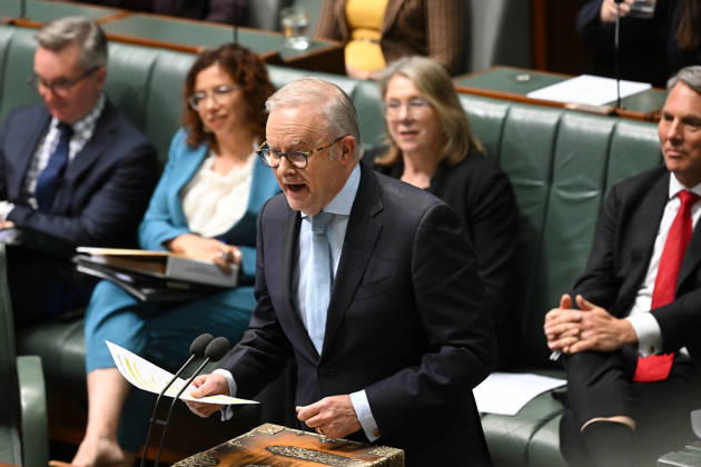 QUESTION TIME, Australian Prime Minister Anthony Albanese speaks during Question Time in the House of Representatives at Parliament House in Canberra, Thursday, October 15, 2026. ( NO ARCHIVING CANBERRA AUSTRALIAN CAPITAL TERRITORY Australia  Copyright: xLUKASxCOCHx 20261015117631887770